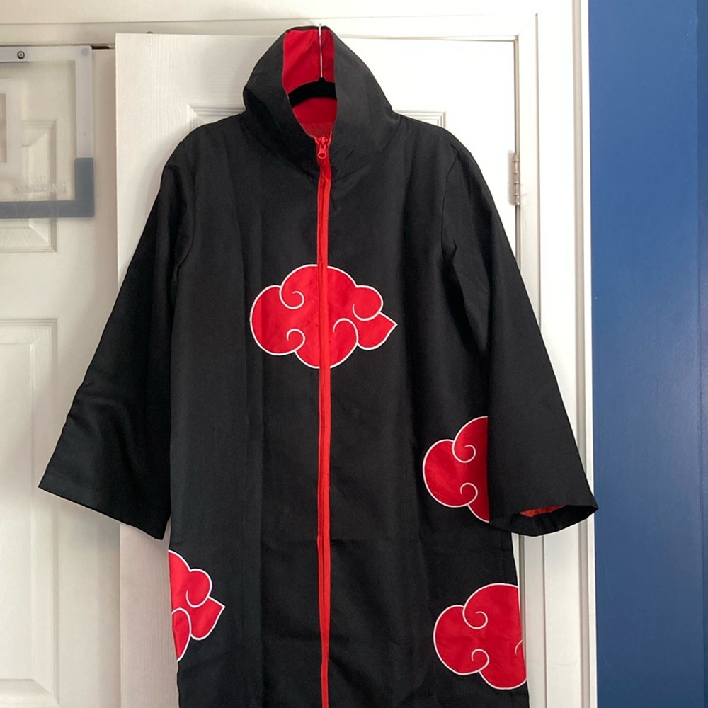 🎉2/$20🎉 Kids Black and Red Naruto Anime Costume Cloak